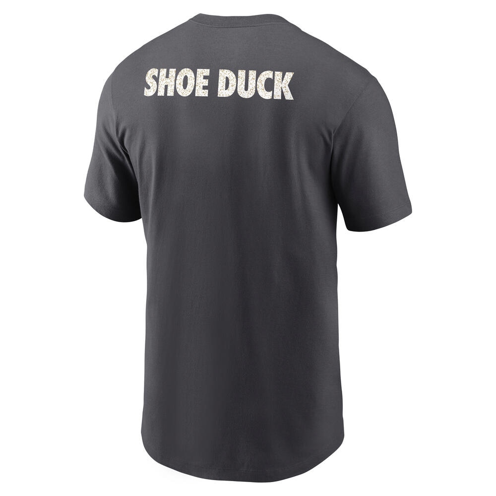 Classic Oregon O, Nike, Grey, Crew Neck, Men, Unisex, Heavy, T-Shirt, 945821